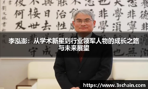 李泓澎：从学术新星到行业领军人物的成长之路与未来展望