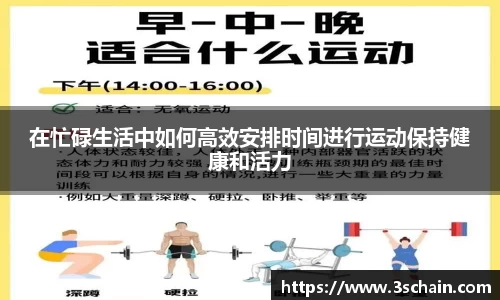 在忙碌生活中如何高效安排时间进行运动保持健康和活力
